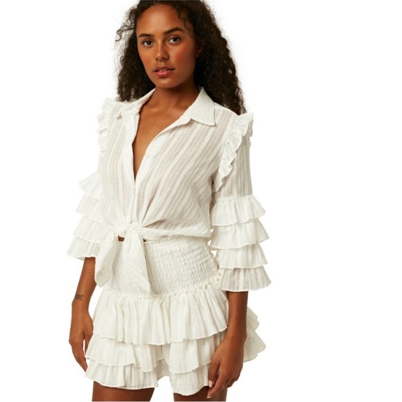 Misa LA Ruffled Skort - Picture 2 of 9